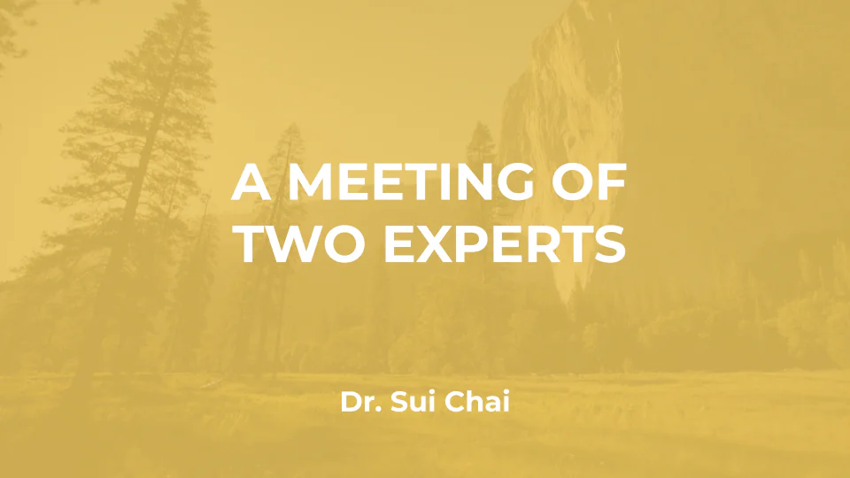 Dr. Sui Chai : Une Rencontre de Deux Experts